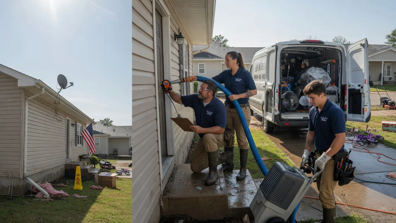 Ceiling Water Damage Restoration in Cabot, AR near me